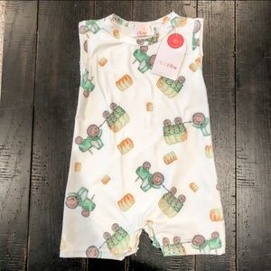 Mila & Rose On the Farm Shorty One-Piece- NWT